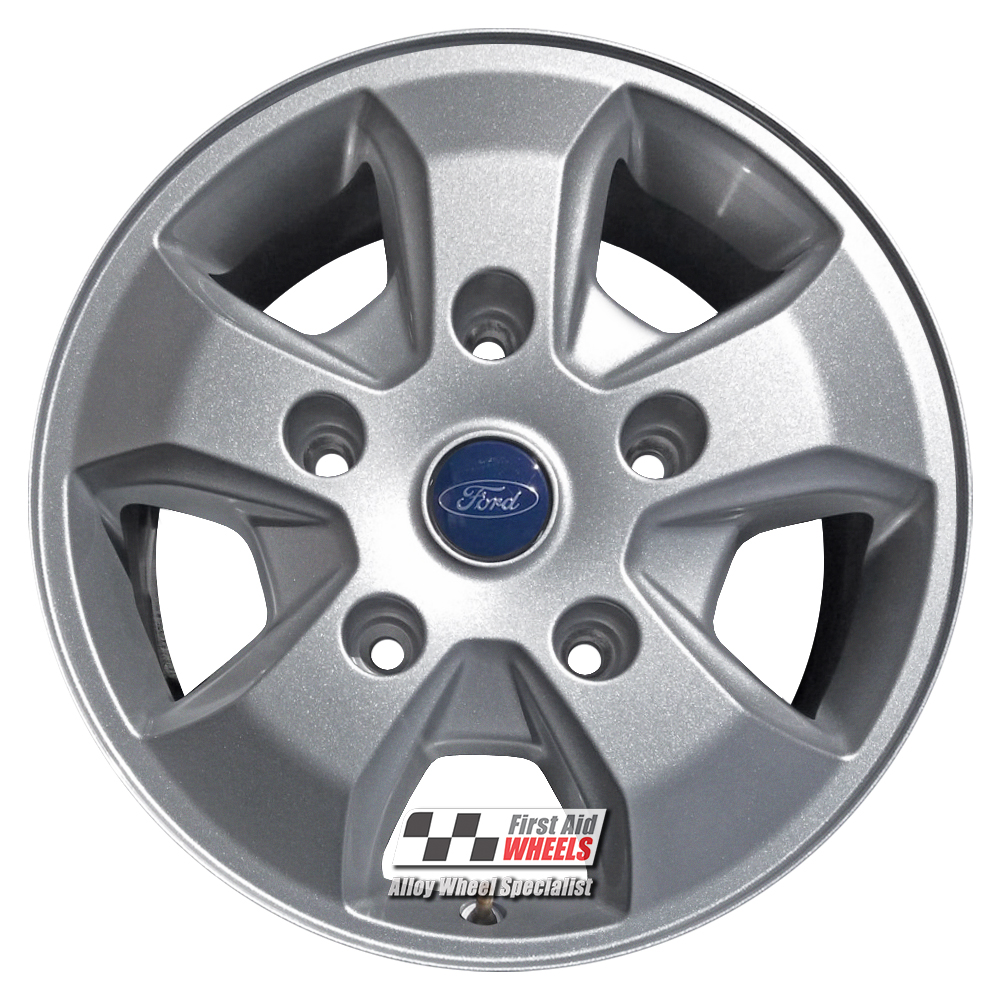 [R435S] R435S EXCHANGE SERVICE - FORD TRANSIT CUSTOM 4x16" GENUINE 5 SPOKE ALLOY WHEELS