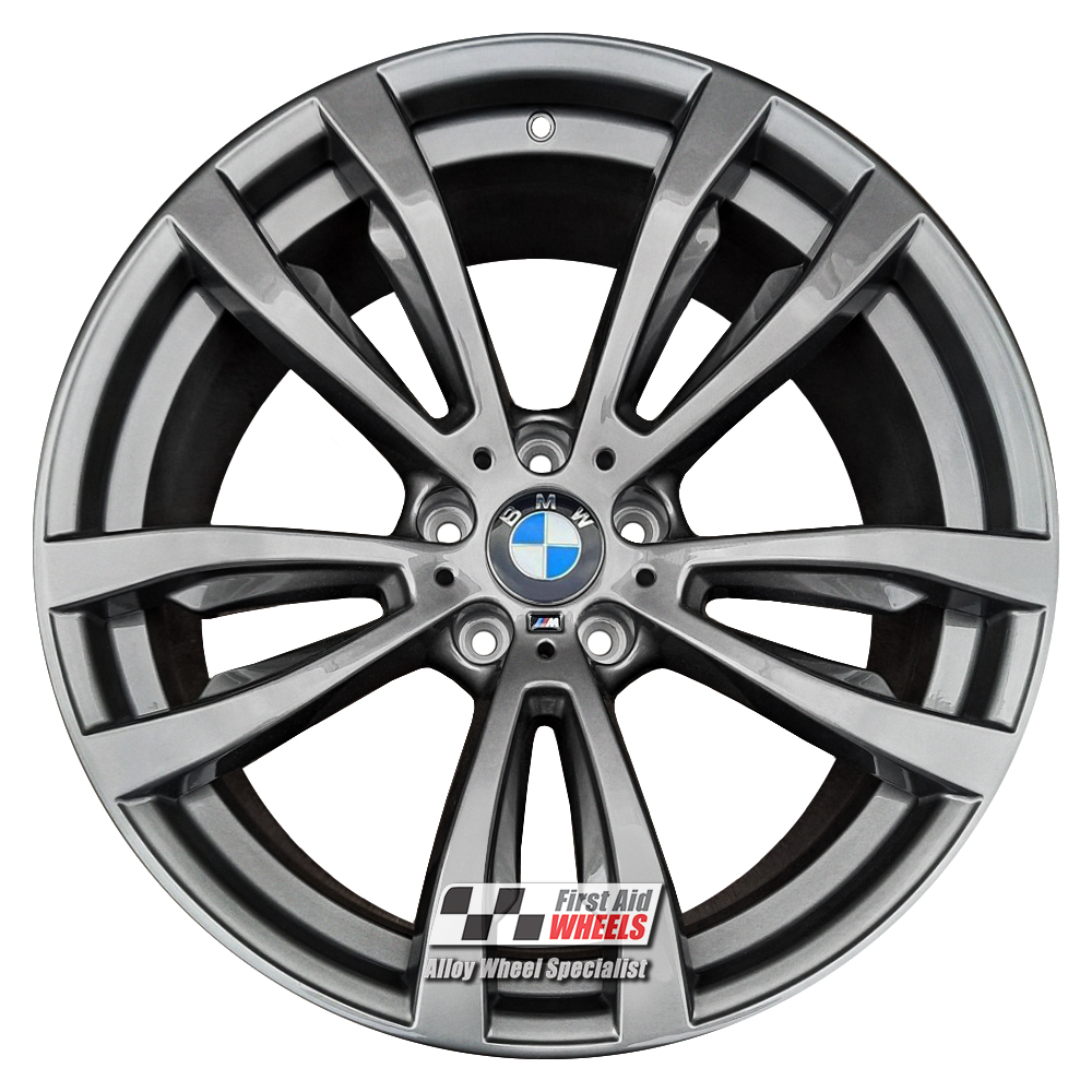 [R448FG] R448FG EXCHANGE SERVICE - BMW X5 F15 X6 F16 4x20" GENUINE STYLE 469M FERRIC GREY ALLOY WHEELS