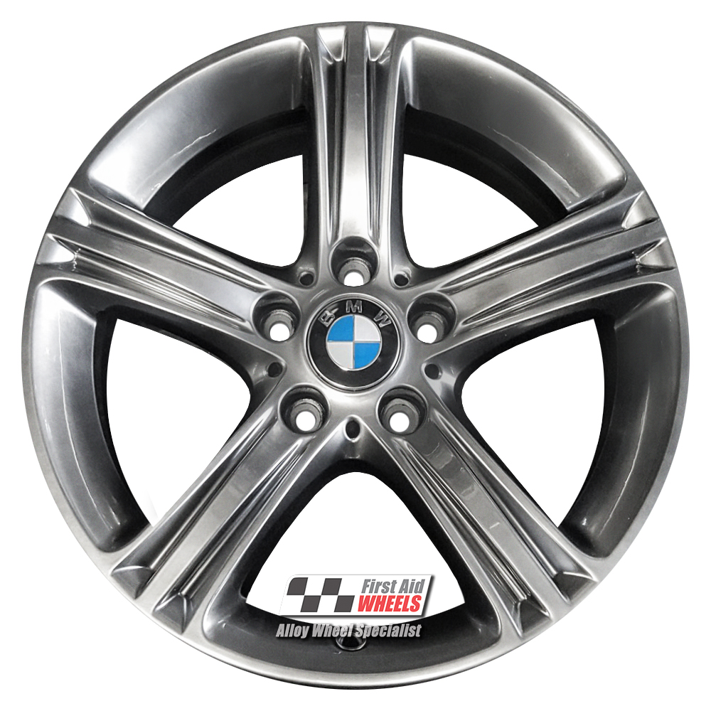 [R463SC] R463SC EXCHANGE SERVICE - BMW 3/4 SERIES 4x17" GENUINE STYLE 393 SHADOW CHROME ALLOY WHEELS