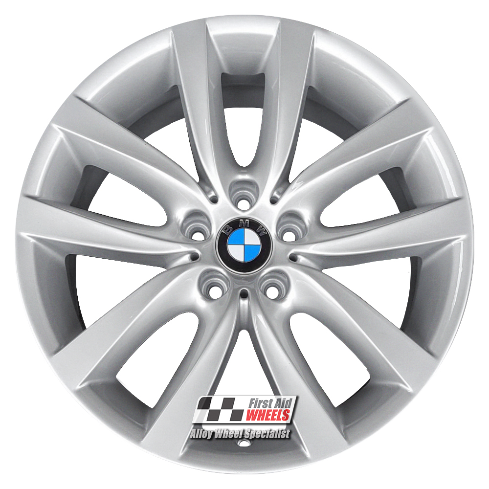 [R467S] R467S EXCHANGE SERVICE - BMW 5 6 SERIES 4x19" GENUINE STYLE 331 SILVER ALLOY WHEELS