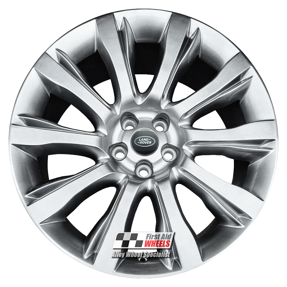 [R484SC] R484SC EXCHANGE SERVICE - RANGE ROVER L405 4x21" GENUINE STYLE 5 SHADOW CHROME ALLOY WHEELS