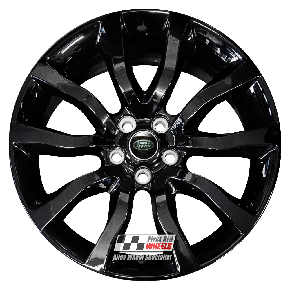 [R513GB] R513GB EXCHANGE SERVICE - RANGE ROVER SPORT 4x20" GENUINE STYLE 5020 GLOSS BLACK ALLOY WHEELS