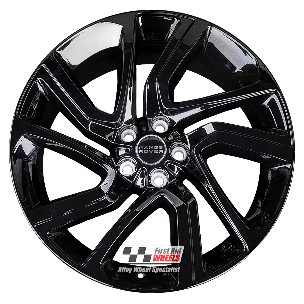 [R538GB] R538GB EXCHANGE SERVICE - RANGE ROVER SPORT HSE DYNAMIC 4x21" GENUINE 5085 GLOSS BLACK ALLOY WHEELS