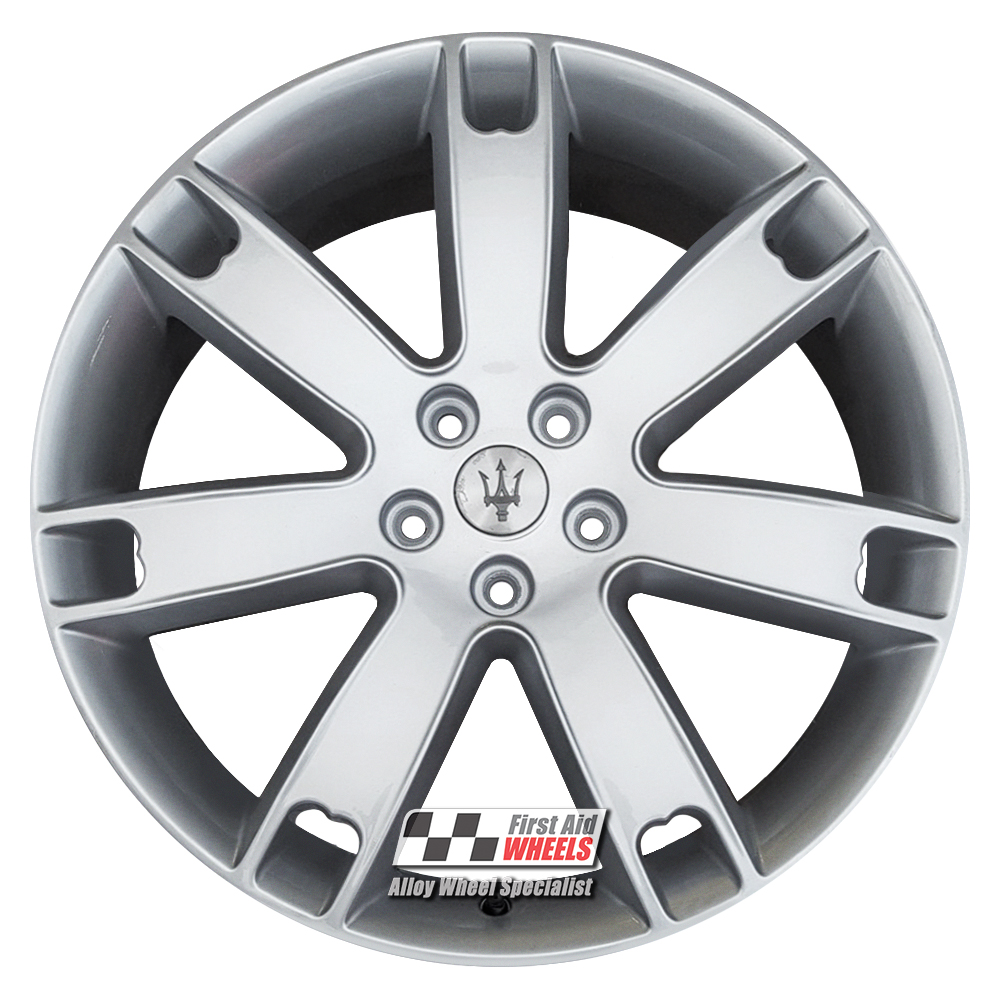 [R562S] R562S EXCHANGE SERVICE - MASERATI QUATTROPORTE 4x20" GENUINE 7 SPOKE ALLOY WHEELS