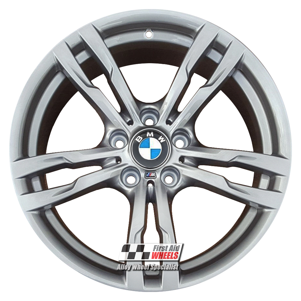 [R567FG] R567FG EXCHANGE SERVICE - BMW 3/4 SERIES 4x18" GENUINE STYLE 441M FERRIC GREY ALLOY WHEELS