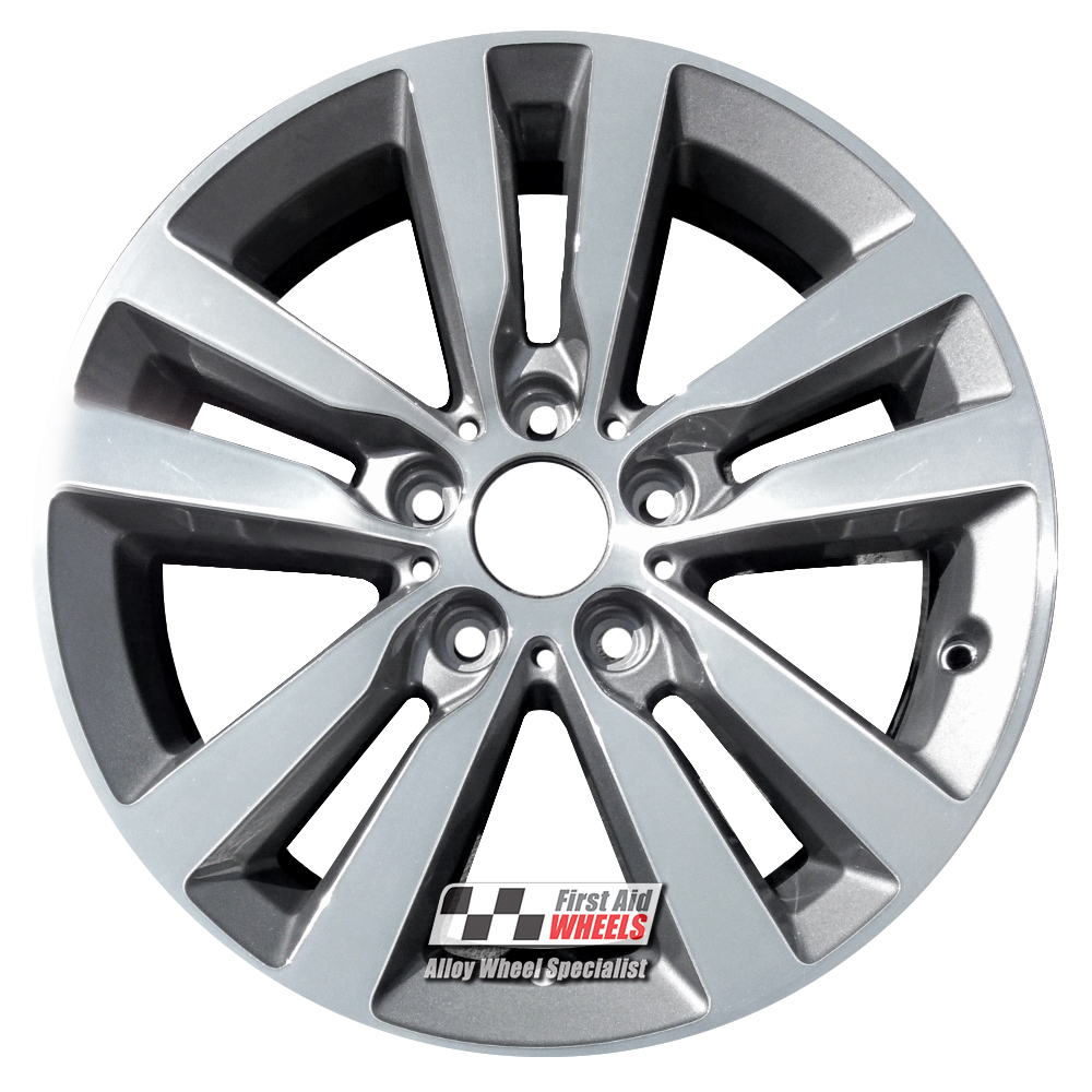 [R573DCG] R573DCG EXCHANGE SERVICE - BMW 1 2 SERIES 4x17" GENUINE STYLE 655 GREY DIAMOND CUT ALLOY WHEELS