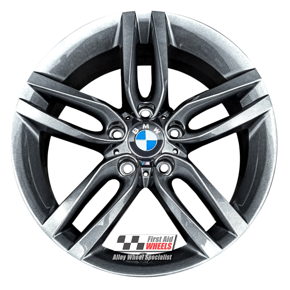 [R579LS] R579LS EXCHANGE SERVICE - BMW 1 2 SERIES 4x18" GENUINE STYLE 461M LOTUS SPARKLE ALLOY WHEELS