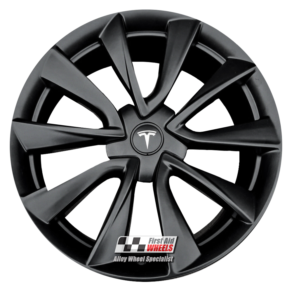 [R588SB] R588SB EXCHANGE SERVICE - TESLA MODEL 3 4x19" GENUINE SPORT SATIN BLACK ALLOY WHEELS