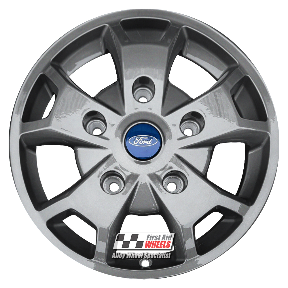 [R598G] R598G EXCHANGE SERVICE - FORD TRANSIT TOURNEO CUSTOM 4x16" GENUINE ST GREY ALLOY WHEELS