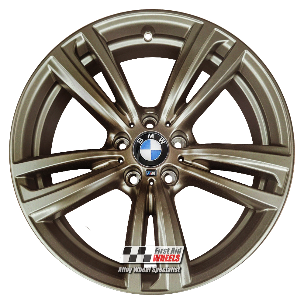 [R345AB] R345AB EXCHANGE SERVICE - BMW 3 / 4 SERIES 4x19" GENUINE 442M SATIN BRONZE ALLOY WHEELS