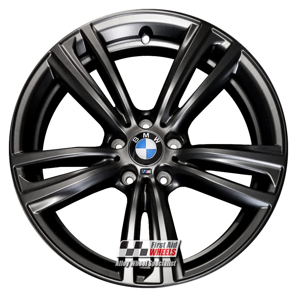 [R345CG] R345CG EXCHANGE SERVICE - BMW 3 / 4 SERIES 4x19" GENUINE 442M COURSE GRAPHITE ALLOY WHEELS