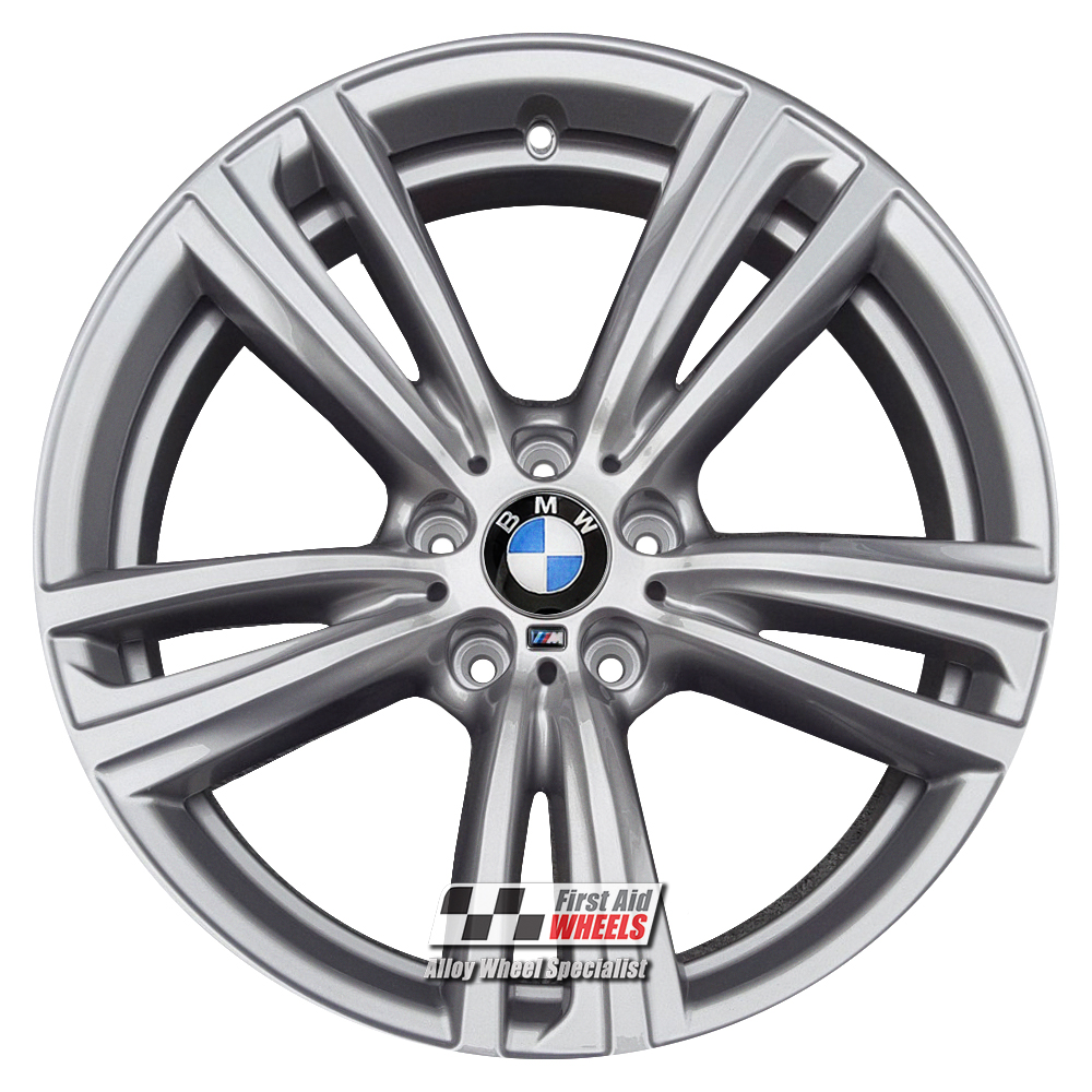 [R345S] R345S EXCHANGE SERVICE - BMW 3 / 4 SERIES 4x19" GENUINE 442M SILVER ALLOY WHEELS