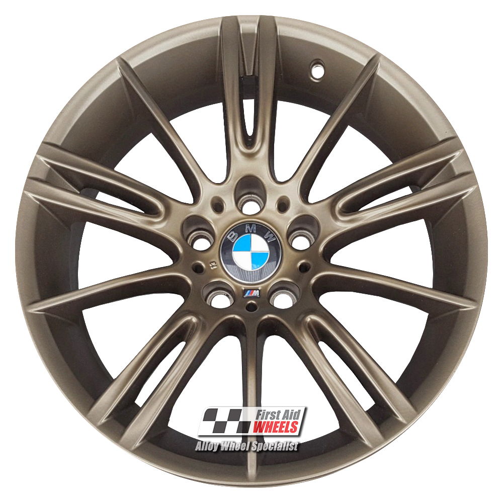 [R103AB] R103AB EXCHANGE SERVICE - BMW 3 SERIES 4x18" GENUINE STYLE 193M MV3 ANODIC BRONZE ALLOY WHEELS