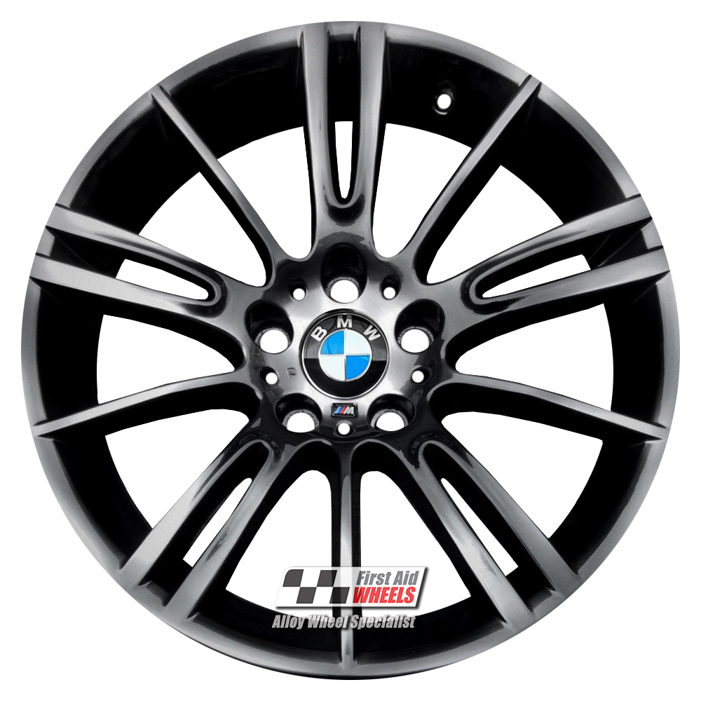 [R103FC] R103FC EXCHANGE SERVICE - BMW 3 SERIES 4x18" GENUINE STYLE 193M MV3 FLASH CHROME ALLOY WHEELS