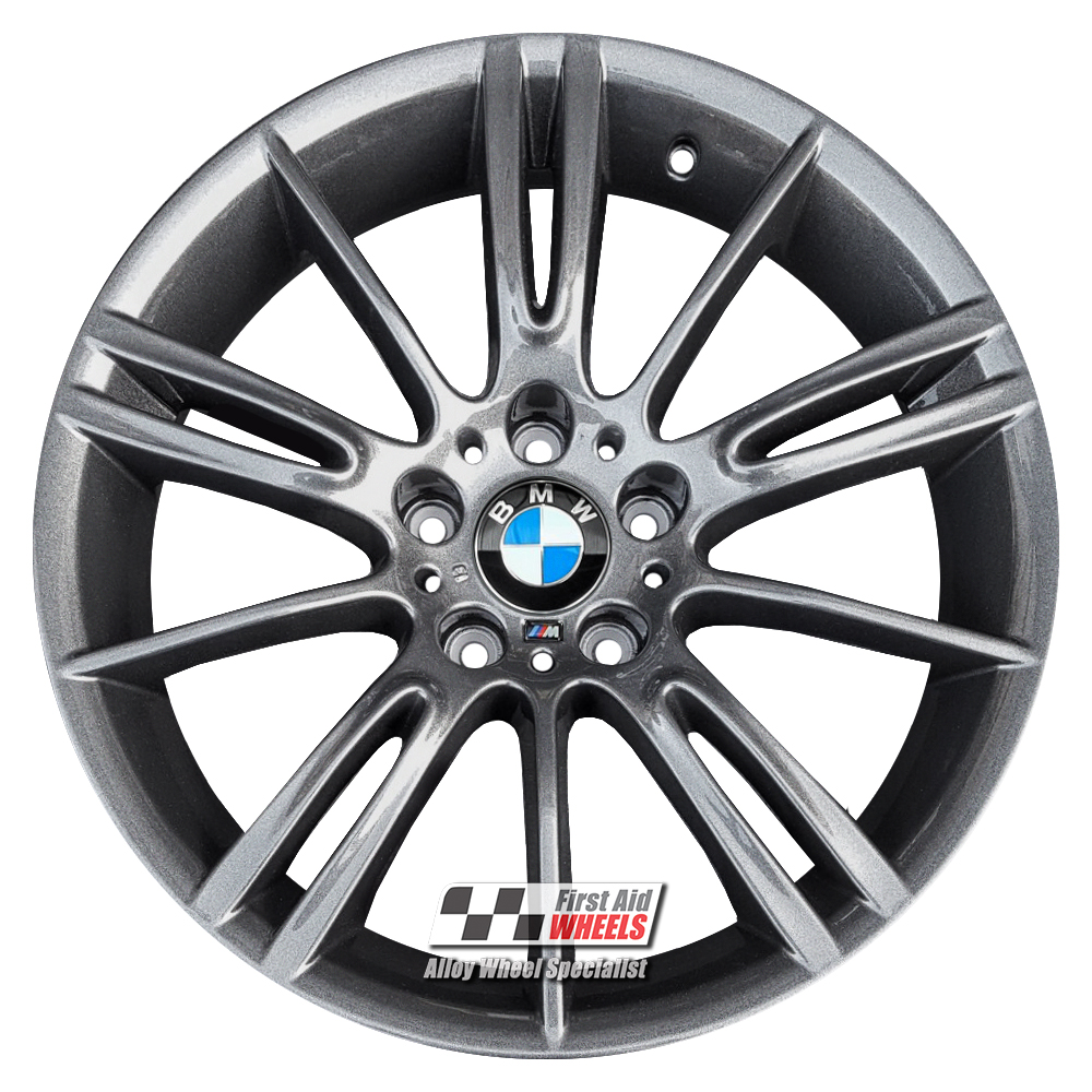 [R103LS] R103LS EXCHANGE SERVICE - BMW 3 SERIES 4x18" GENUINE STYLE 193M MV3 LOTUS SPARKLE ALLOY WHEELS