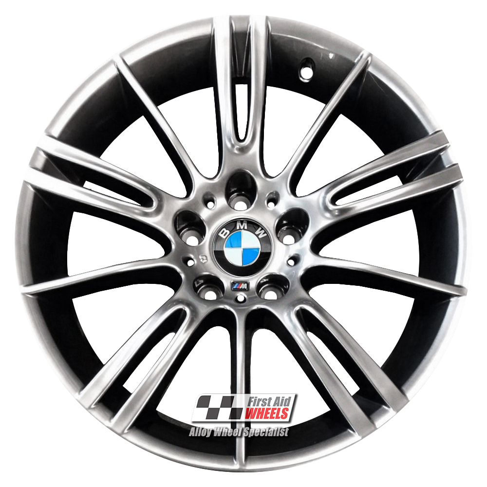 [R103SC] R103SC EXCHANGE SERVICE - BMW 3 SERIES 4x18" GENUINE STYLE 193M MV3 SHADOW CHROME ALLOY WHEELS