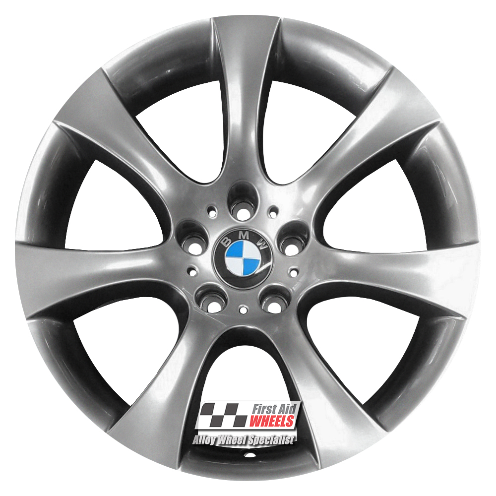 [R106SC] R106SC EXCHANGE SERVICE - BMW 5 SERIES E61 4x18" GENUINE STYLE 124 SHADOW CHROME ALLOY WHEELS