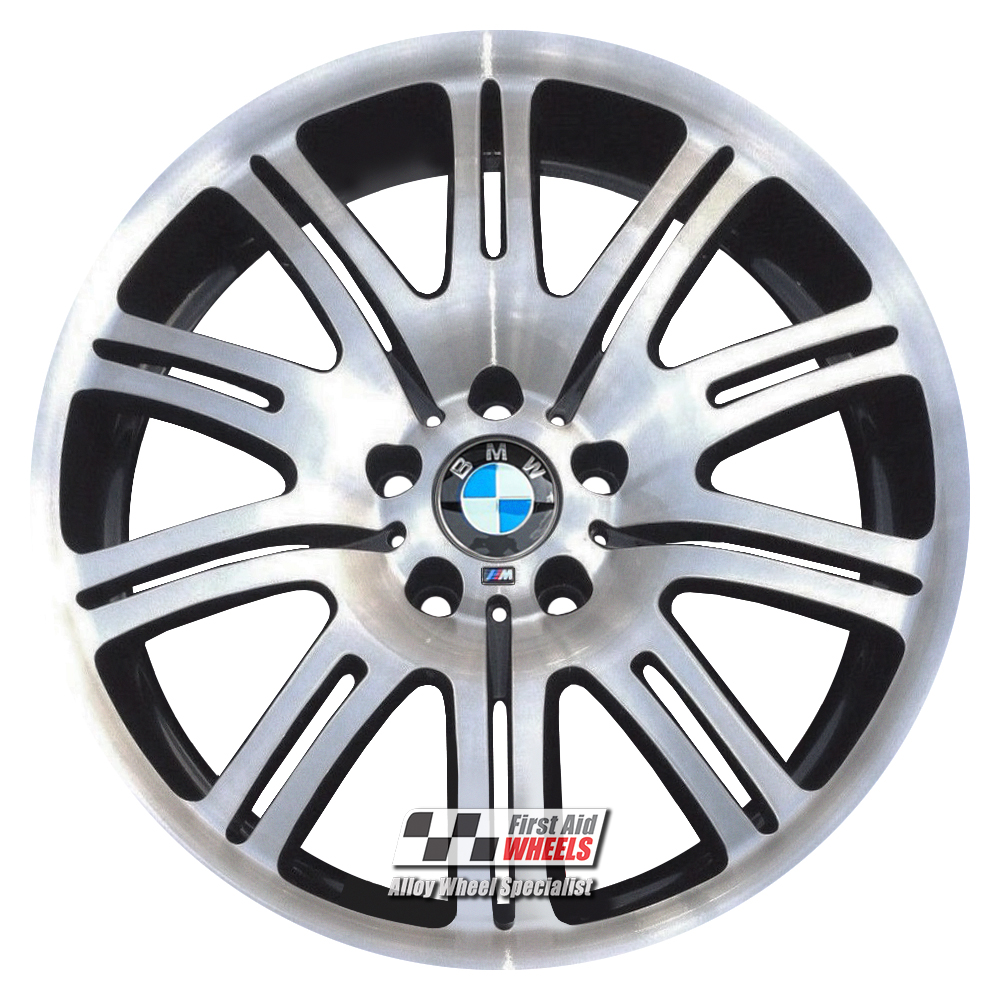 [R109DC] R109DC EXCHANGE SERVICE - BMW E46 M3 4x19" GENUINE STYLE 67M DIAMOND CUT ALLOY WHEELS