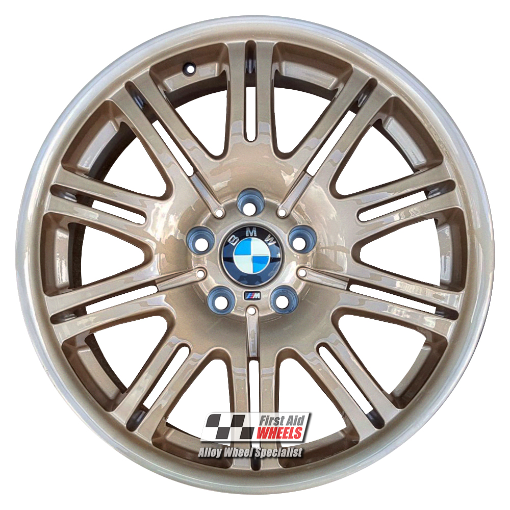 [R109RG] R109RG EXCHANGE SERVICE - BMW E46 M3 4x19" GENUINE STYLE 67M ROSE GOLD GREY ALLOY WHEELS