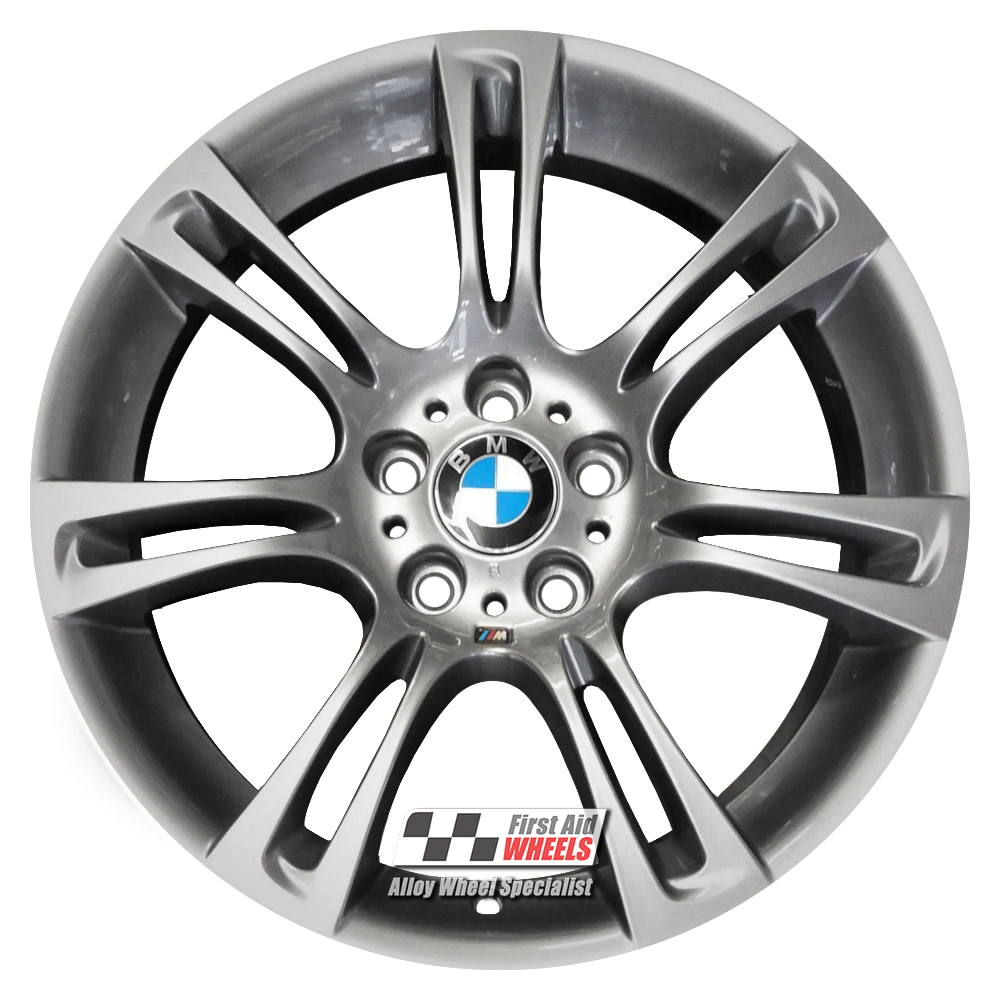 [R117FG] R117FG EXCHANGE SERVICE - BMW 5 6 SERIES 4x18 GENUINE 350M FERRIC GREY ALLOY WHEELS