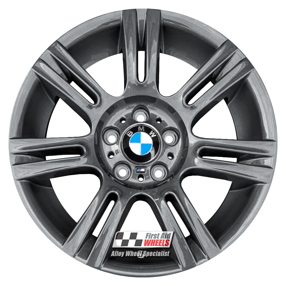 [R140OG] R140OG EXCHANGE SERVICE - BMW 3 SERIES 4x17" GENUINE STYLE 194M ORBIT GREY ALLOY WHEELS