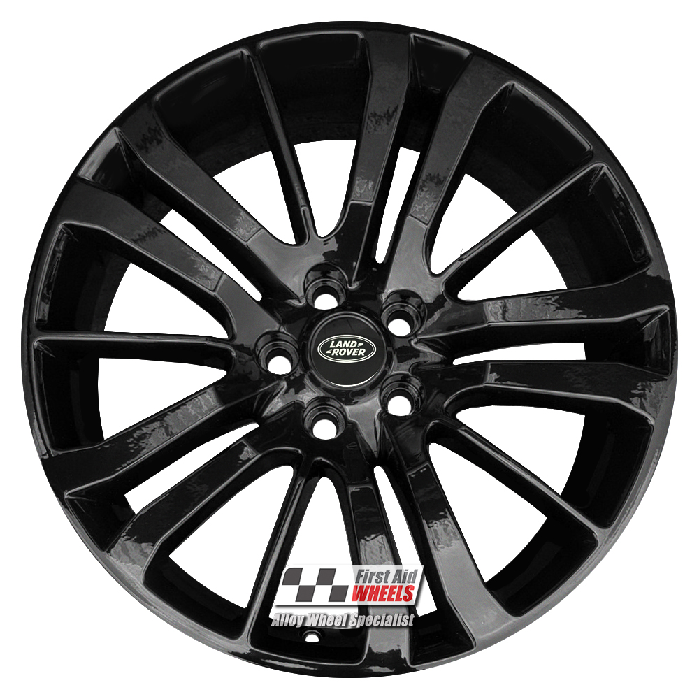 [R146GB] R146GB EXCHANGE SERVICE - RANGE ROVER SPORT HSE 4x20" GENUINE GLOSS BLACK ALLOY WHEELS
