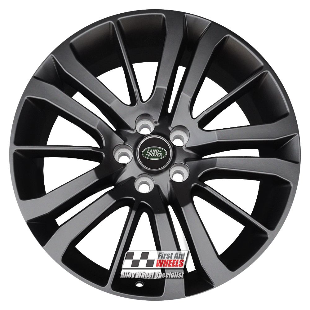 [R146SB] R146SB EXCHANGE SERVICE - RANGE ROVER SPORT HSE 4x20" GENUINE SATIN BLACK ALLOY WHEELS