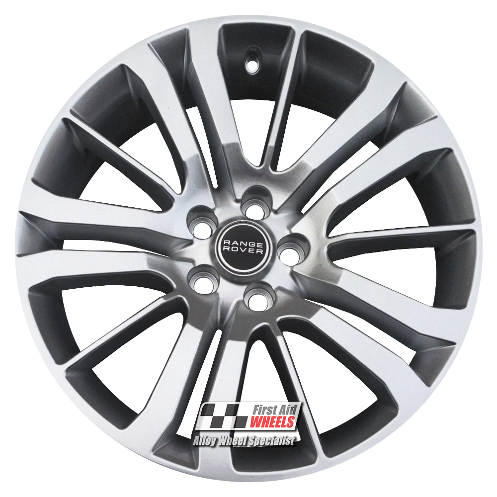 [R146S] R146S EXCHANGE SERVICE - RANGE ROVER SPORT HSE 4x20" GENUINE SILVER ALLOY WHEELS