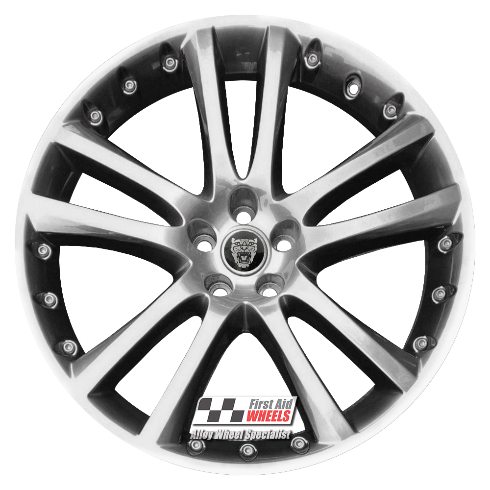 [R180SC] R180SC EXCHANGE SERVICE - JAGUAR XF 4x20" GENUINE SENTA 8.5J SHADOW CHROME REFURBISHED ALLOY WHEELS