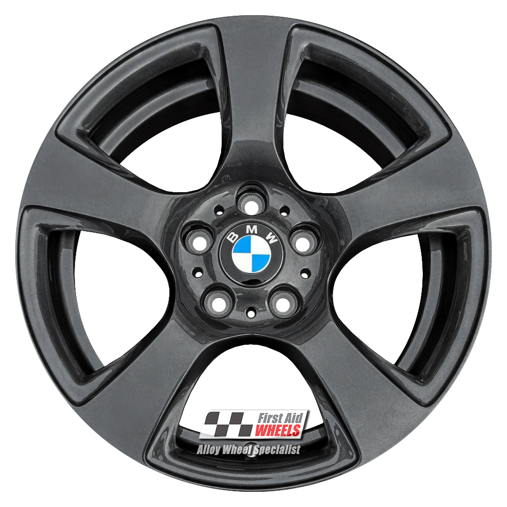 [R184CG] R184CG EXCHANGE SERVICE - BMW 3 SERIES E90 4x17" GENUINE STYLE 157 COARSE GRAPHITE ALLOY WHEELS