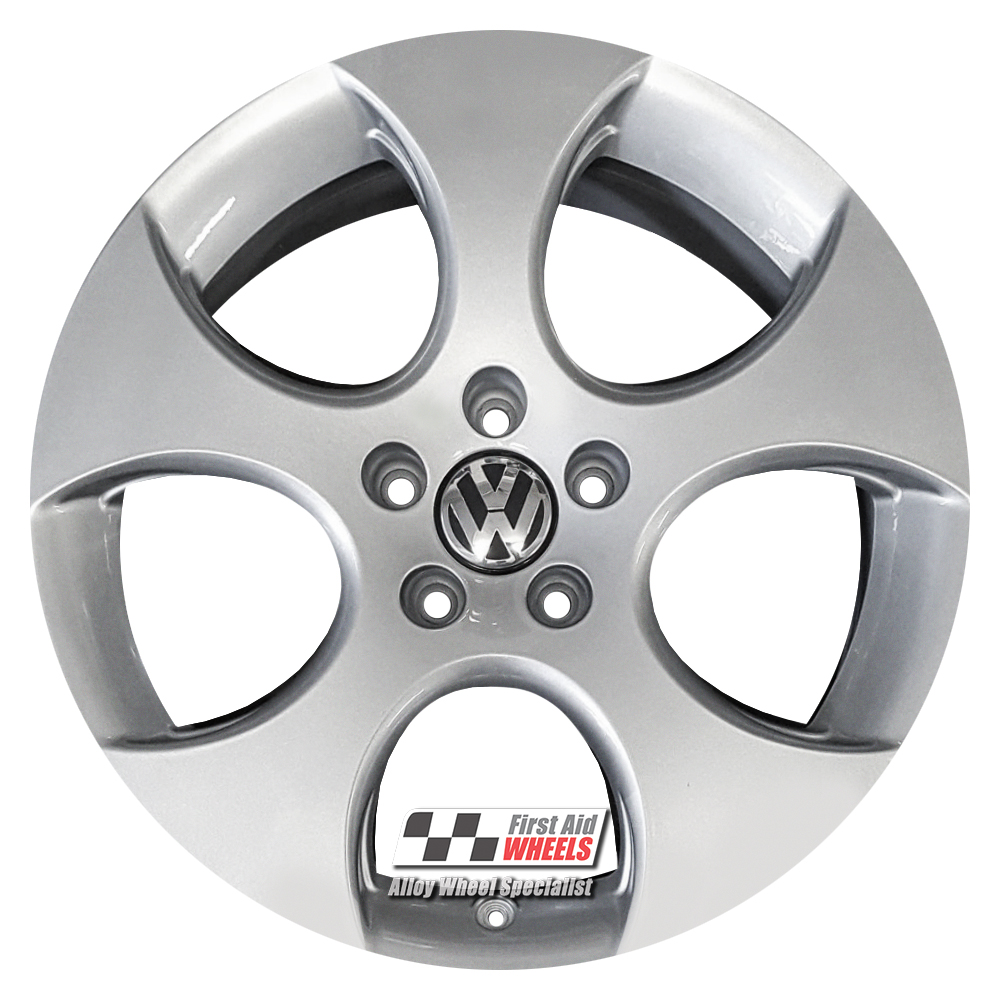 [R210S] R210S EXCHANGE SERVICE - VW GOLF GTI 4x18" GENUINE MONZA SILVER ALLOY WHEELS