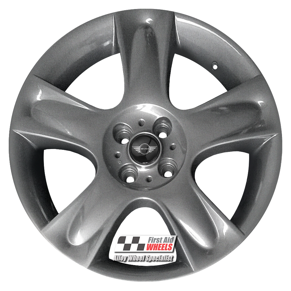 [R211A] R211A EXCHANGE SERVICE - MINI COOPER S 4x17" GENUINE R91 BULLET ANTHRACITE GREY ALLOY WHEELS