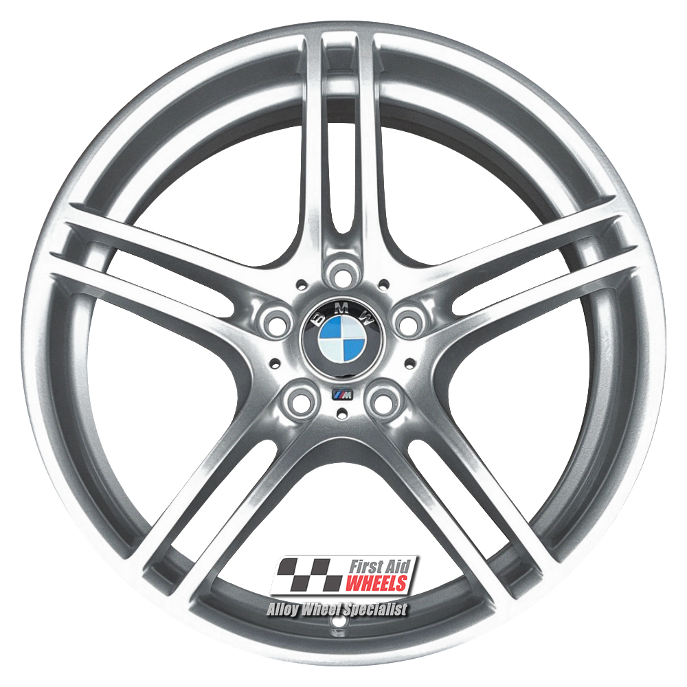 [R236S] R236S EXCHANGE SERVICE - BMW 3 SERIES 4x19" GENUINE STYLE 313M SILVER ALLOY WHEELS