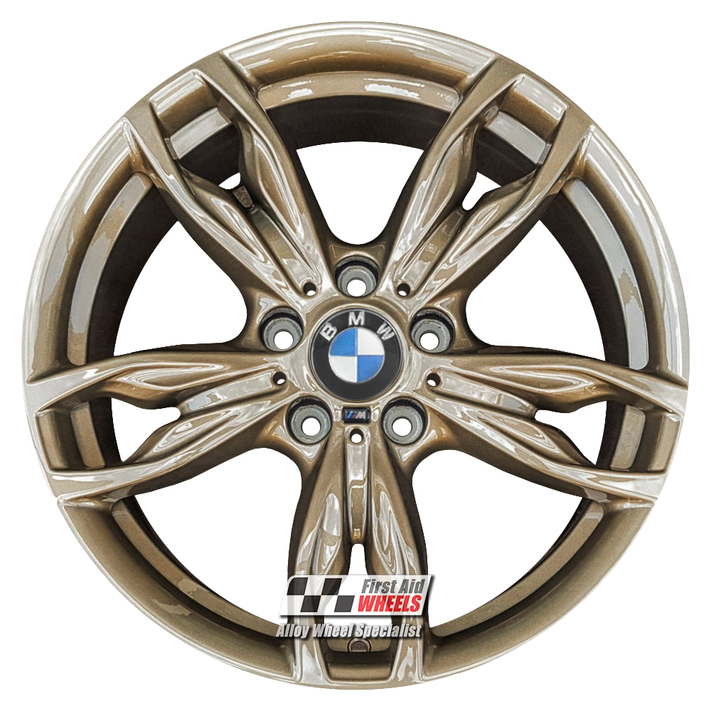 [R267BR] R267BR EXCHANGE SERVICE - BMW M135i M140i M235i 4x18" GENUINE 436M BRONZE ALLOY WHEELS