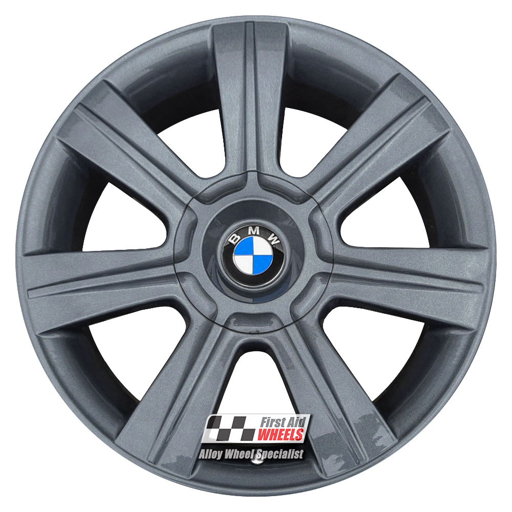 [R278A] R278A EXCHANGE SERVICE - BMW 3 SERIES 4x17" GENUINE STYLE 96 ANTHRACITE ALLOY WHEELS