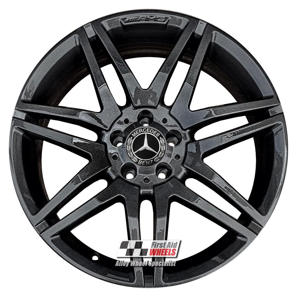 [R287AD] R287AD EXCHANGE SERVICE - MERCEDES E CLASS A207 C207 4x19" GENUINE AMG DARK GREY ALLOY WHEELS