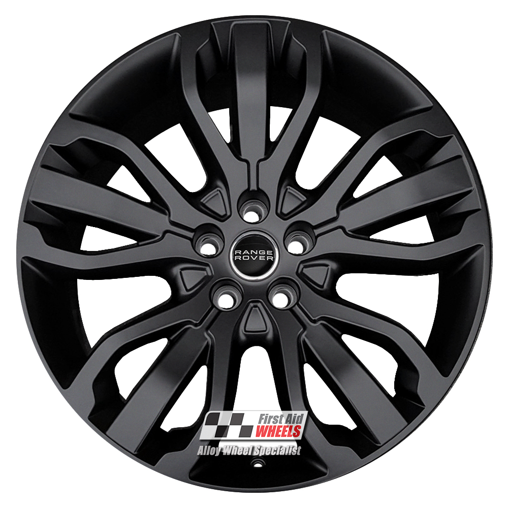 [R306SB] R306SB EXCHANGE SERVICE - RANGE ROVER SPORT 4x21" GENUINE STYLE 507 SATIN BLACK ALLOY WHEELS