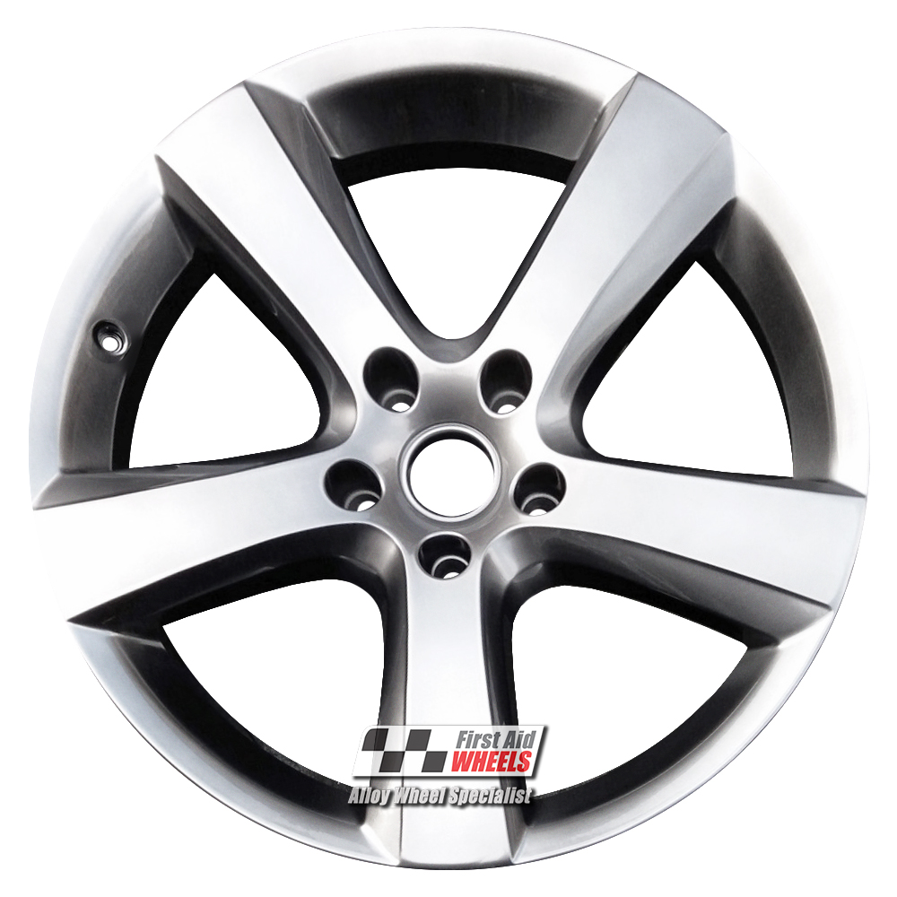 [R313SC] R313SC EXCHANGE SERVICE - VW TOUAREG 4x20" GENUINE AYERS ROCK SHADOW CHROME ALLOY WHEELS