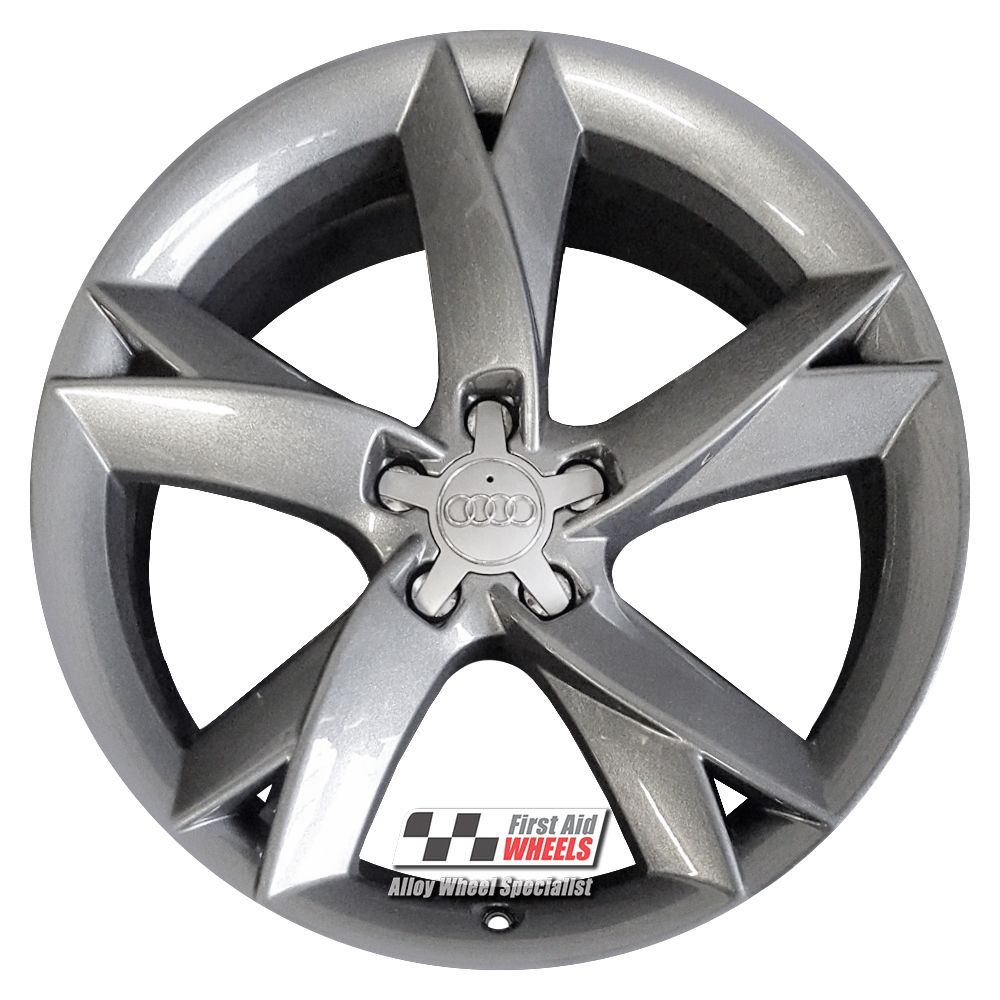 [R335A] R335A EXCHANGE SERVICE - AUDI A5 8T 4x19" GENUINE Y SPOKE ANTHRACITE ALLOY WHEELS