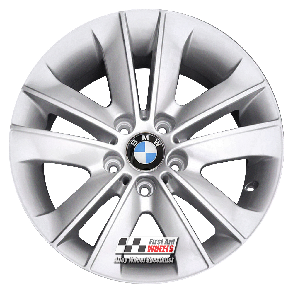 [R344S] R344S EXCHANGE SERVICE - BMW 1 SERIES E81 E82 4x17" GENUINE STYLE 141 ALLOY WHEELS