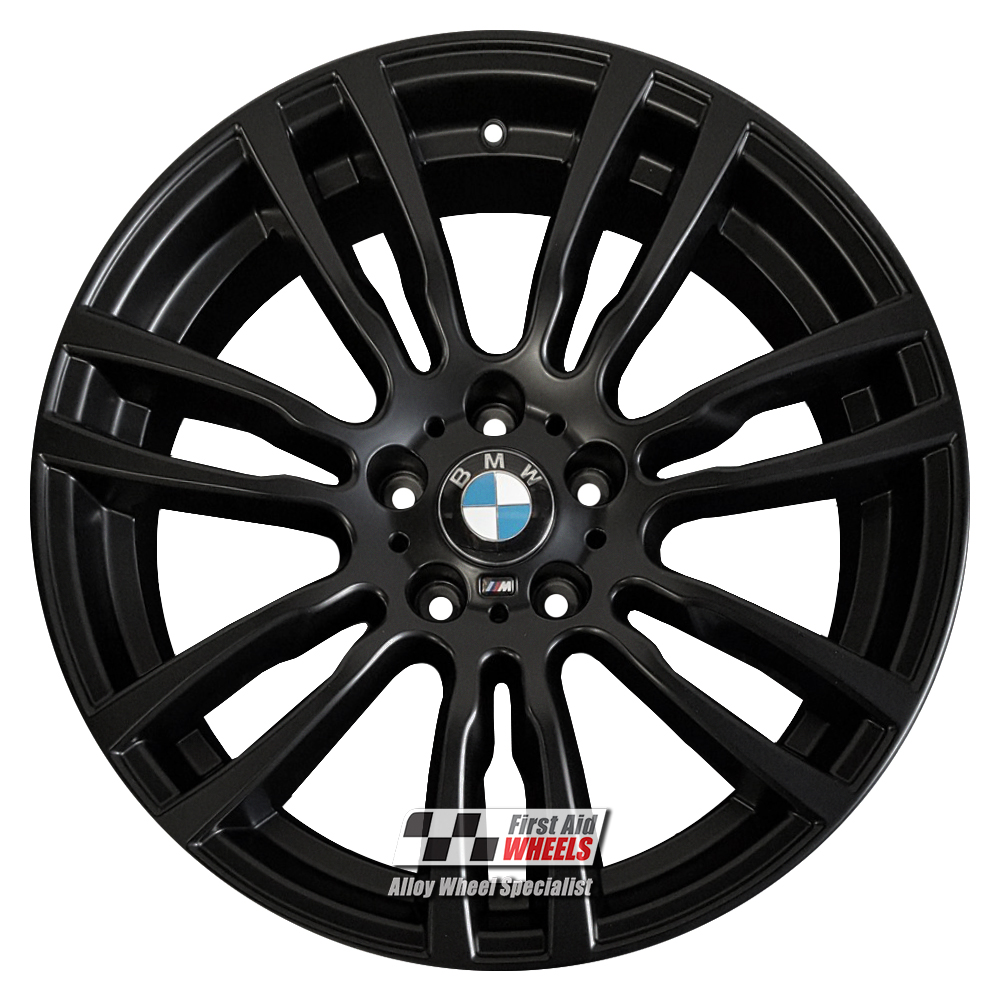 [R354SB] R354SB EXCHANGE SERVICE - BMW 3/4 SERIES 4x19" GENUINE STYLE 403M SATIN BLACK ALLOY WHEELS