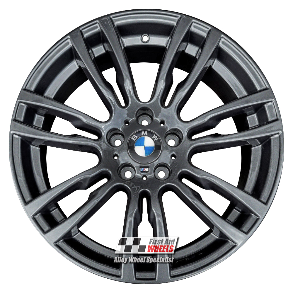 [R354CG] R354CG EXCHANGE SERVICE - BMW 3/4 SERIES 4x19" GENUINE STYLE 403M COARSE GRAPHITE ALLOY WHEELS