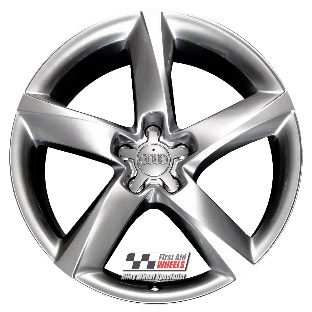 [R372SC] R372SC EXCHANGE SERVICE - AUDI A8 4H 4x19" GENUINE TWIST SHADOW CHROME ALLOY WHEELS