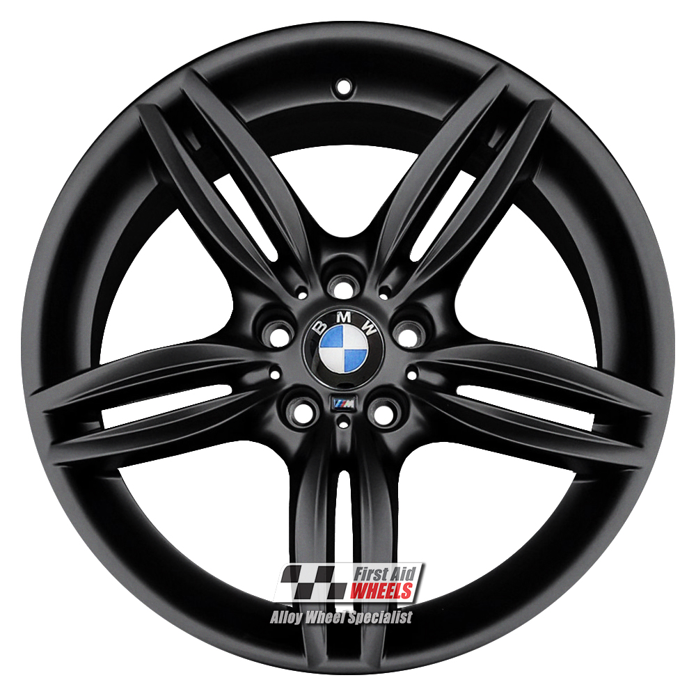 [R379SB] R379BS EXCHANGE SERVICE - BMW 5 6 SERIES 4x19" GENUINE STYLE 351M SATIN BLACK ALLOY WHEELS