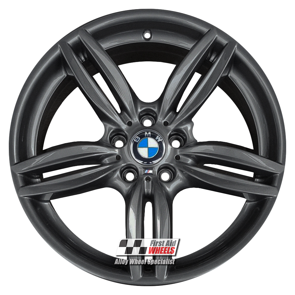 [R379CG] R379CG EXCHANGE SERVICE - BMW 5 6 SERIES 4x19" GENUINE STYLE 351M COARSE GRAPHITE ALLOY WHEELS