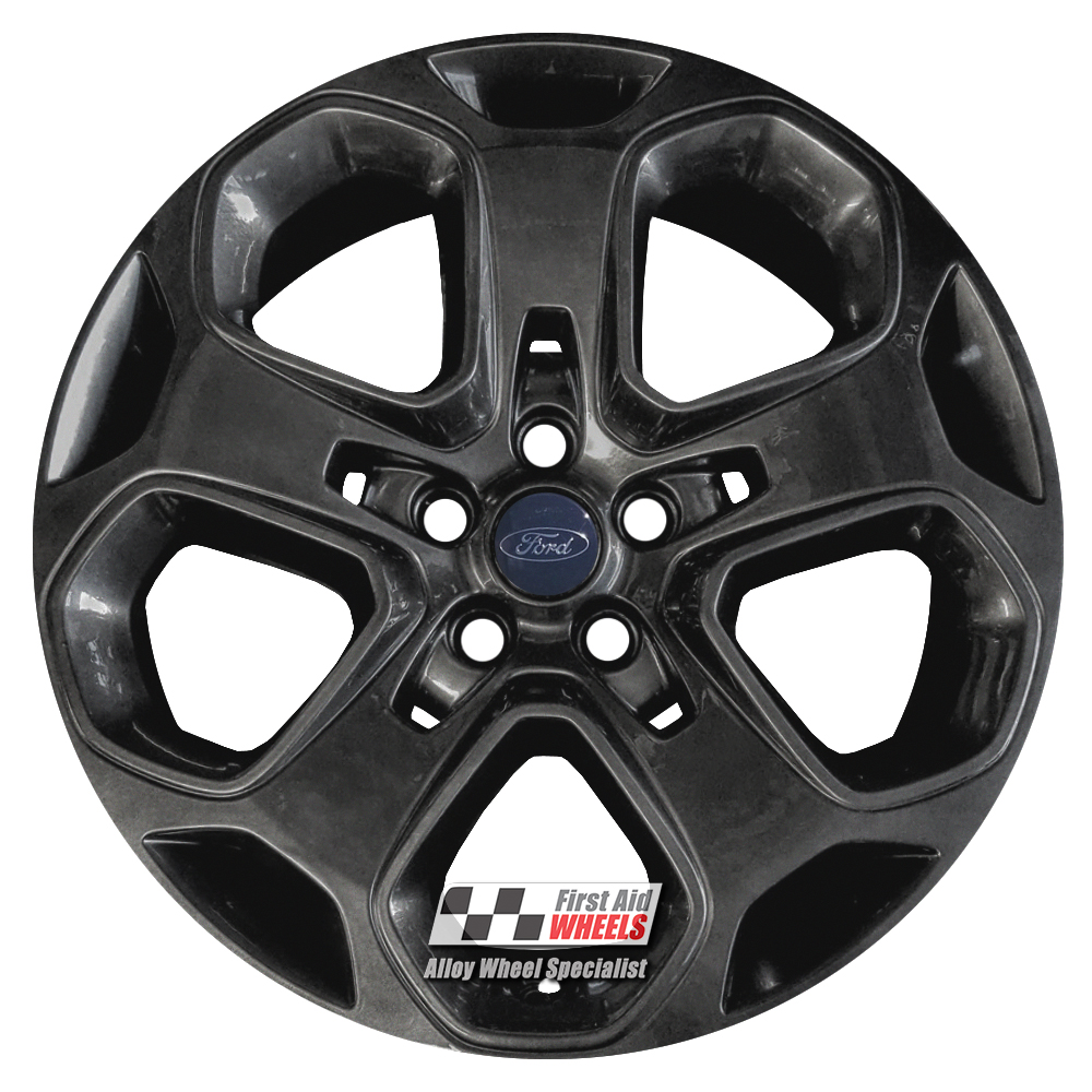 [R397CG] R397CG EXCHANGE SERVICE - FORD MONDEO MK4 4x18" GENUINE Y SPOKE COARSE GRAPHITE ALLOY WHEELS