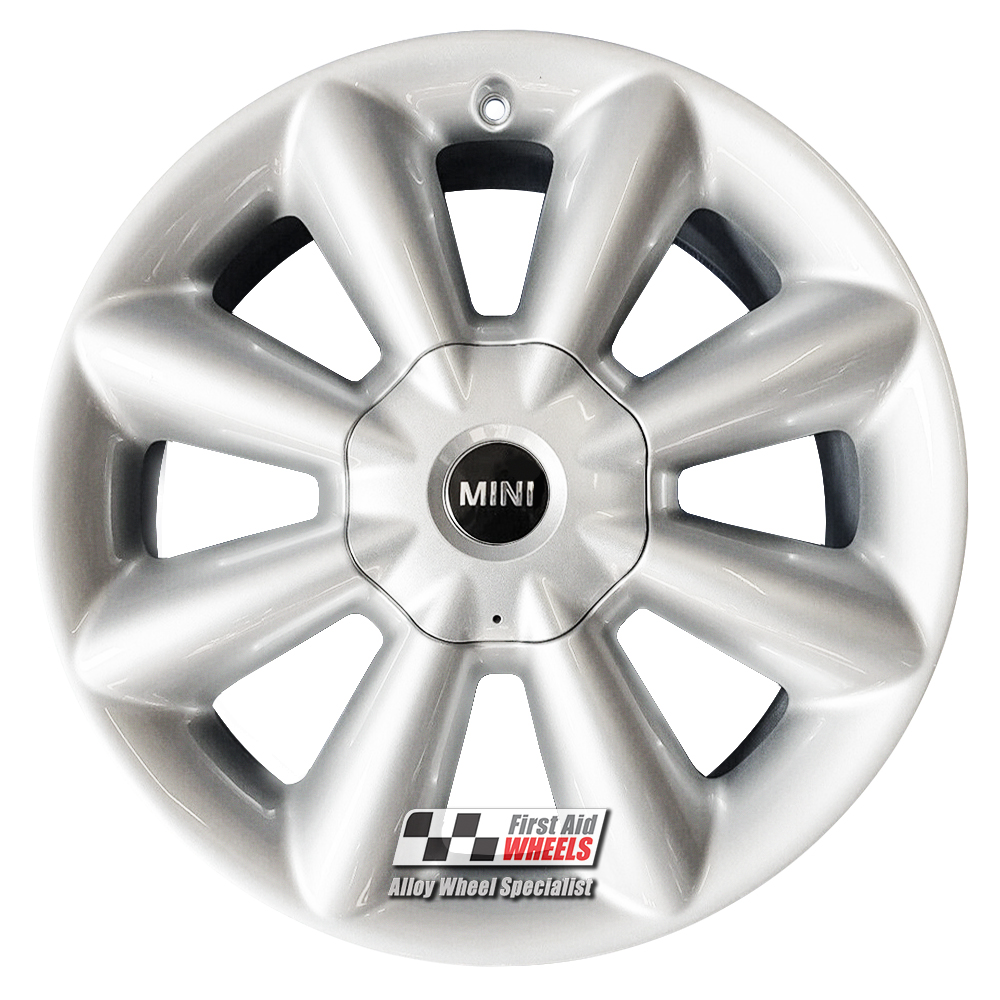 [R401W] R401W EXCHANGE SERVICE - MINI COOPER S F56 4x18" GENUINE STYLE 507 WHITE ALLOY WHEELS
