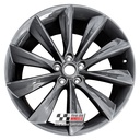 R577G EXCHANGE SERVICE - TESLA MODEL S 4x21" GENUINE TURBINE TESLA SONIC CARBON ALLOY WHEELS